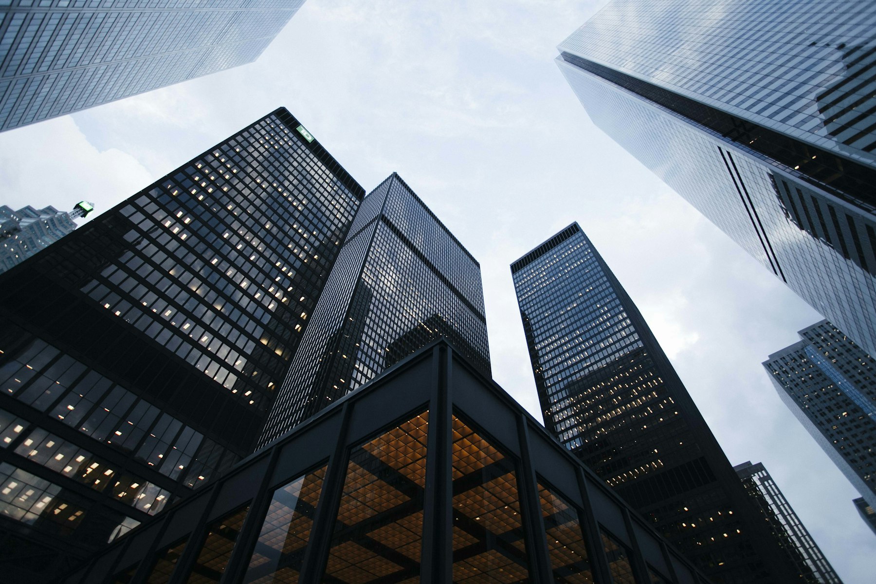 Commercial buildings representing facilities service contract markets